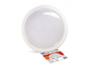 ASD/inHome св-к св/д ЖКХ СПБ-2 20W(1400lm) 6500К 6K круг, пластик, белый 250x41 IP40 3174