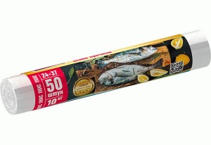 Пакеты фасовочные для продуктов 24*37см,14мкм,ПНД,50шт,рулон,ЛЮКС(до10 кг!),87389/ AVIKOMP