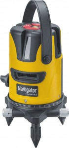 Navigator Нивелир лаз. 2 красн. луч, 360гр., 10/50м, точн. 1мм/7м, IP54, 3АА/220В NMT-UNL-03-2 93956