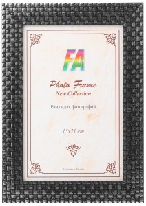 Фоторамка FA пластик "Ротанг" серебро 21х30 (18/324) 34894