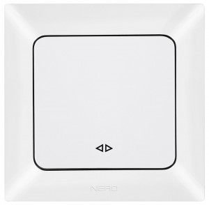 NE-AD ARAS переключатель. СУ 1 кл. белый (проходной) 93-110-51
