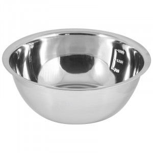 Миска из нерж стали, BOWL-ROLL-24, 24*8,8 см, 2,5 л, 3278 Mallony