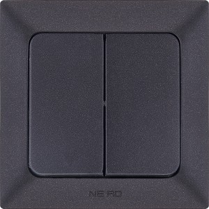 NE-AD ARAS выкл. СУ 2 кл. черный 93-124-03