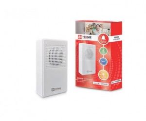 ASD/inHome звонок проводной ЗП-7 "Соловей" сеть 220V, эл/мех Трель БЕЛЫЙ 3983