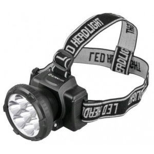 Ultraflash фонарь налобный LED5362 (акк. 4V 0.5Ah) 7св/д (30lm),черн./пласт,отражат,2 реж, з/у 220V (2 шт.)