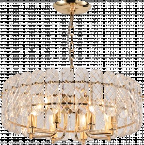 Rivoli Люстра Sylvia 1049-308 8хЕ14 40W хрусталь 530х530х490 61220