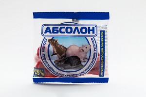 От грызунов приманка тесто-брикет 100гр., пакет Абсолон арт.АЛБТП100 Гарант