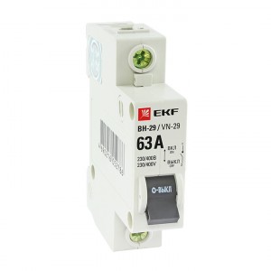 EKF Выкл. нагрузки 1P 63А ВН-29 Basic SL29-1-63-bas