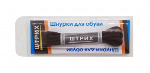 Шнурки 75 см. круглые тонкие КОРИЧНЕВЫЕ Штрих, арт.91868323