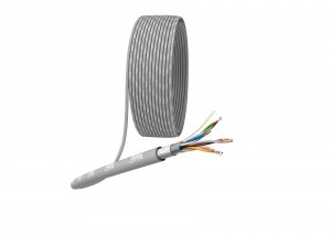 ЭРА SIMPLE Кабель витая пара F/UTP (FTP) 4PR 4х2х24 AWG Cat5e CCA d=0.5 PVC 305м 3182