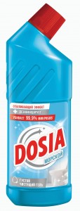 Чистящий гель с дезинфицирующим и отбеливающим эффектом DOSIA Морской 750 мл