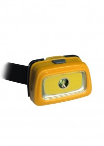Космос фонарь налобный H3WDS-COB (3xR03) 1св/д COB 3W (240lm) +1св/д 1W (100lm), жёлтый/пласт,3 реж,