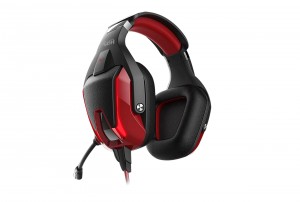 Игровая гарнитура SmartBuy RUSH BATTLE STATION, динамики 50мм, гибкий микрофон, LED, черн/красн (SBH