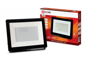 ASD/InHome Прожектор св/д СДО-8 150W(12800lm) 6500К 6K 327x263x31алюминий/черный IP65 0074
