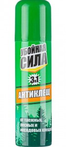 Убойная сила Антиклещ 150мл аэрозоль От клещей