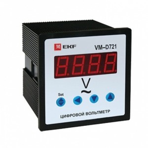 EKF Вольтметр VM-D721 цифровой на панель 72х72 однофазный PROxima vd-721