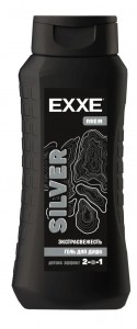Гель для душа 2в1 Экстрасвежесть SILVER 400 мл EXXE MEN