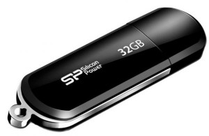 Флэш-диск USB 32 Gb Silicon Power Luxmini 322 Black