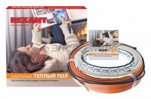REXANT кабел. теплый пол (нагр.секция)  900W 60м S=5,6-7,5м2 (2-х жил. в стяжку) RND-60-900 51-0517-