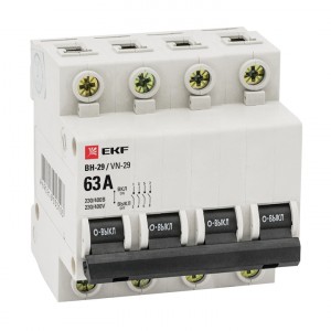 EKF Выкл. нагрузки 4P 25А ВН-29 Basic SL29-4-25-bas