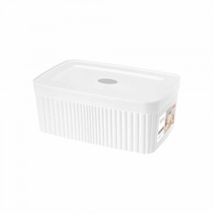 Корзинка с крышкой (лоток) VELVET 2,5л (23*15*9см), белый 433238816 Econova/Бытпласт