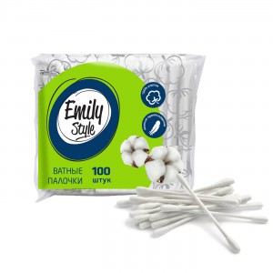 Ватные палочки пакет 100шт Emily Style