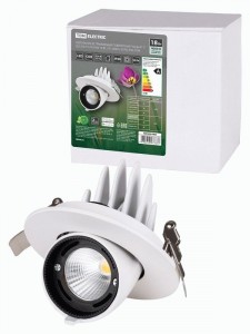 TDM св-к св/д встр.поворот."Акцент-1" LED DSL-01-018-NW 18 Вт, 24°,4000 К, 90 Ra, IP40 SQ0369-0403