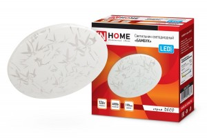 ASD/inHome св-к св/д декоративный 12W(780lm) 4000К 4K БАМБУК d190 IP40  1881