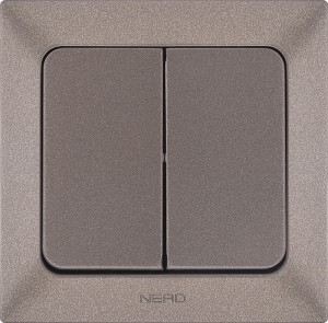 NE-AD ARAS выкл. СУ 2 кл. мокко 93-125-03