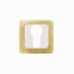Накладка для ц/м АЛЛЮР АРТ ET-S1 SB/PB(4276) квадратное основание мат.золото/золото (100,10) (компл)