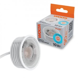 WOLTA лампа св/д WDL MR16 с линзой угол 60° 10W(900lm) 6500К 6K GU10 WDL-MR16-220V10W6K-LC 1/100