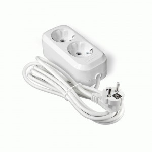 UNIVersal сет. удл. ПВС 3х0.75 2 роз.  3 м 10А земля У10-553 553-03