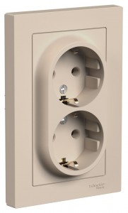 Schneider AtlasDesign роз. СУ 2 мест. песочнный (пл.осн., земля) ATN001224 (6!)