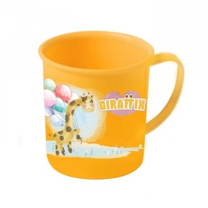 Кружка десткая 0,2л, с рисунком Giraffix 432777300 Полимербыт
