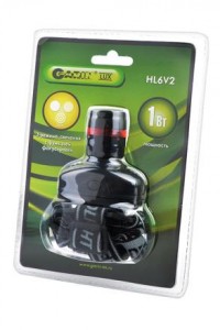 Фонарь  налобный GARIN LUX HL6V2 1Вт (3xR03) BL1, 13704