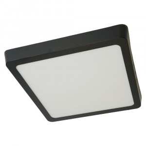 Feron св-к св/д 24W 1760lm 4000К 4K 90LED IP40 квадарт/черный AL505 51076