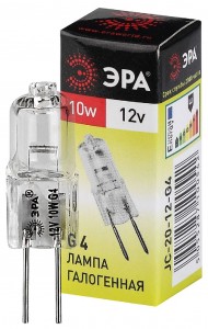 ЭРА JC G4 12V 10W JC-10-12-G4