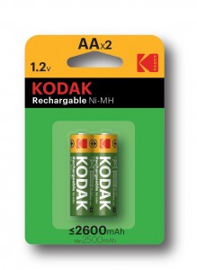 Ак-р Kodak аккумулятор AA/R6 2600mAh Ni-MH BL2 ЗАРЯЖ