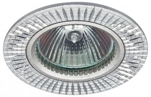 ЭРА KL32 AL/SL cв-к встр алюмин. MR16,12V, 50W серебро