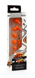 Наушники вакуумные SmartBuy® JAZZ, оранжевые, 3 пары силиконовых вставок (SBE-730)/40