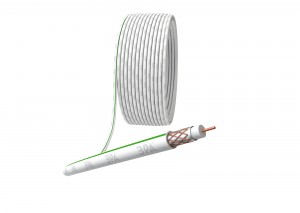 ЭРА Кабель SAT 703 B, 75 Ом, Cu/(оплётка Cu 75%), PVC, 50 м, белый