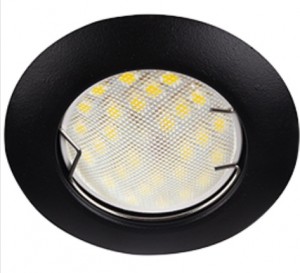 Ecola MR16 GU5.3 DL92 св-к выпуклый Черный матовый (кратно 2!) 30x80 Light FU1622EFY