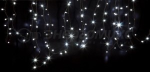 Гирлянда-нить ул. Дюраплей 200LED белый, 20м. IP67, черн.кауч. соед. 315-155 Neon Night
