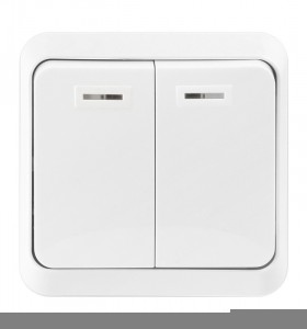 Smartbuy Юпитер выкл. ОУ 2-кл. инд 10А белый (SBE-03w-10-SW2-1)