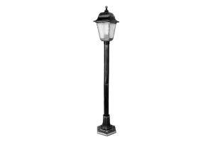 Camelion Оскар4 св-к садовый НА СТОЛБЕ черный/серебро 1м E27 60W пластик PP6201 C42 НТУ 04-60-002 У1