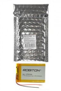 Ак-р Robiton Li-Po LP545590 3.7V 2900мАч PK1, 15742