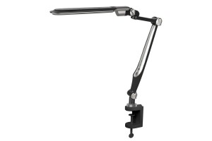Camelion KD-830 C02 св-к св/д настольный 10W(600lm) 3000-6000K сенсор/диммер, струбцина черный