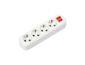 ASD/InHome Колодка 4 роз. земля, выкл. 202x59x41 УЗВ-4-GRAND 5240 IP20 5291