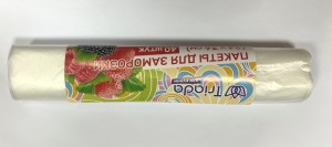 Пакеты фасовочные для заморозки 24*36см,20мкм,ПВД,40шт,рулон,991850/ TRIADA