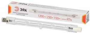 ЭРА лампа прожекторн. галогенная J118 R7s 230V 150W 17х125 J118-150W-R7s-230V 3062
